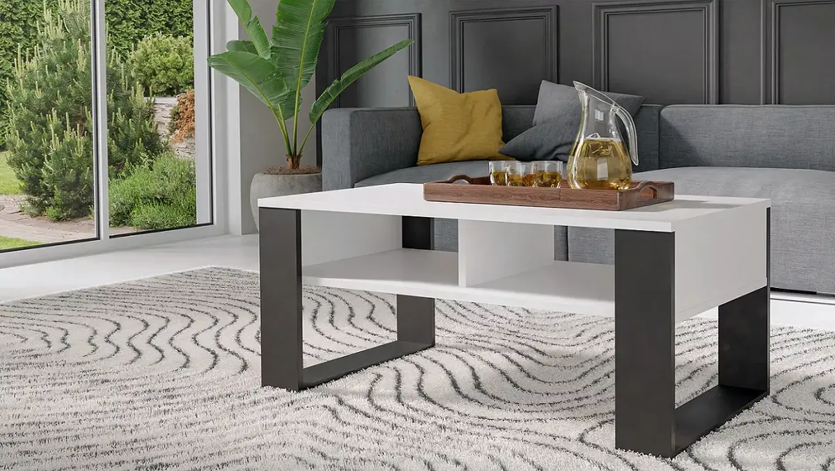 Kafijas galdiņš top e shop MODERN 2P BIEL CZ Photo 2