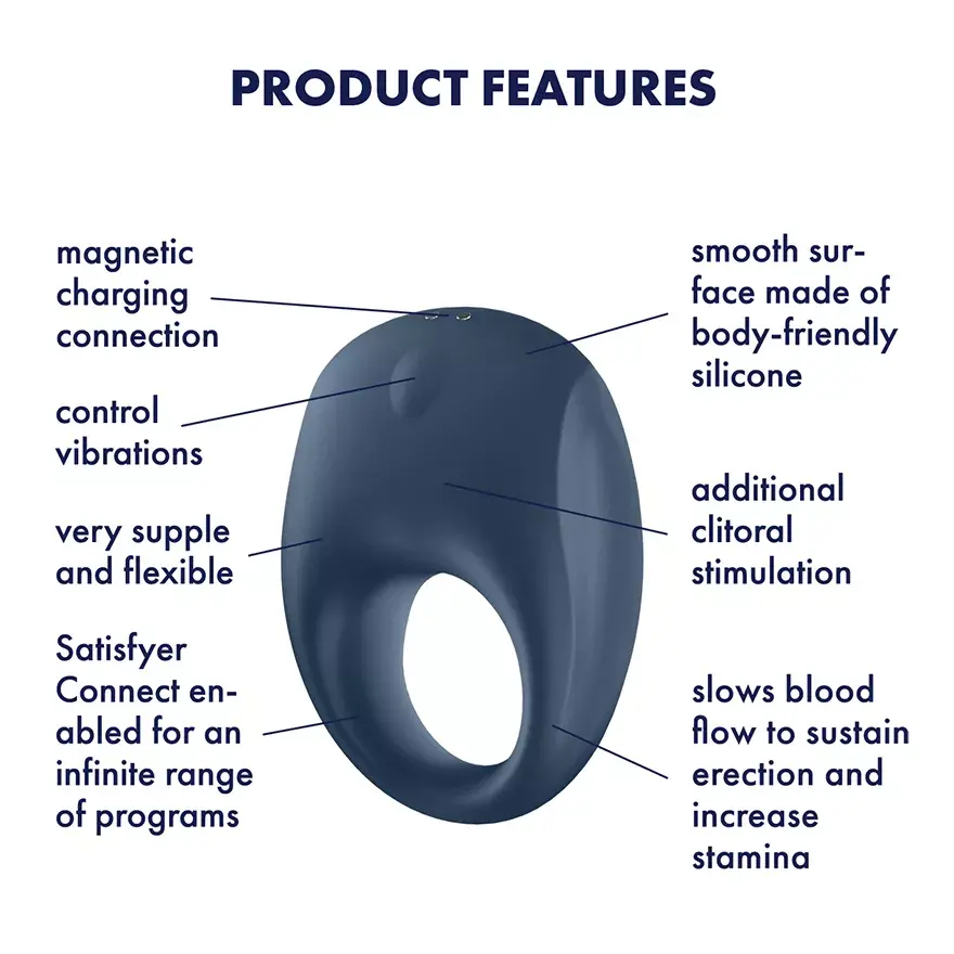 Vibrējošs gredzens Satisfyer Strong One Photo 3