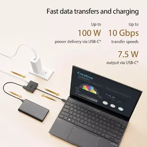 Fast data transfers and charging