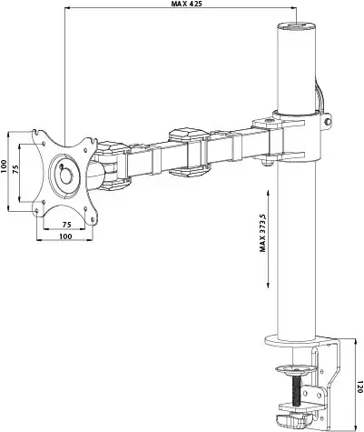 Крепление для монитора iiyama DS1001C-B1 Photo 3