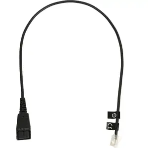 Tīkla kabelis Jabra 8800-00-01 QD RJ10 0.5 m Melns