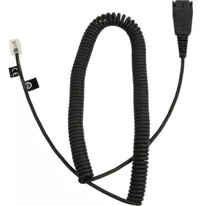 Tīkla kabelis Jabra 8800-01-06 QD standarts 0.5 m Melns