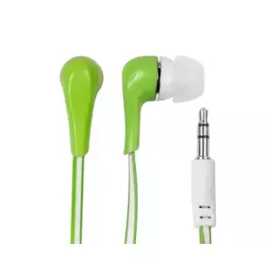 Wired in-ear headset VAKOSS Msonic MH132EE — intraaural, 20–20,000 Hz, 1 m cable, green