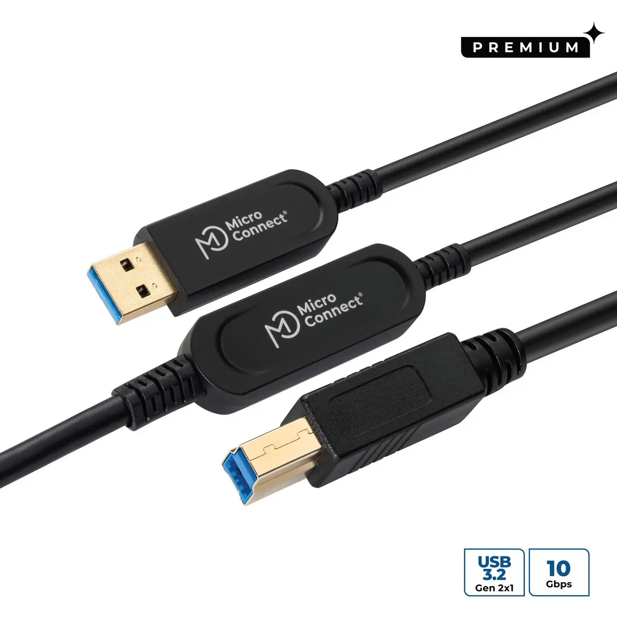 MicroConnect MC-USB3.0AB10OP USB kabelis USB