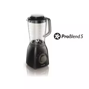 Настольный блендер Philips Viva Collection HR2162/90 — 2 л, 600 Вт, чёрно‑серый