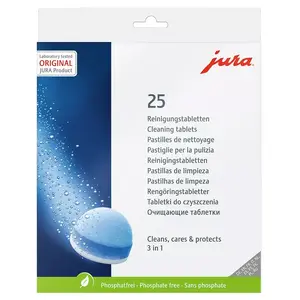 Таблетки для чистки Jura Pro 25045 — упаковка 25 штук для кофемашин