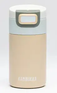 Ceļojumu krūze Kambukka Etna 300 ml nerūsējošā tērauda ar skrūvējamu vāciņu, krāsa Latte