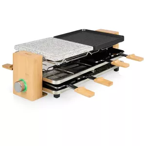 Raclette Grill Princess 01.162955.01.001 8 Persons Aluminium Black Grey Wood