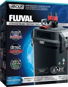 Ārējais akvārija filtrs Fluval 407 — FV-4500, plūsma 4500 l/h