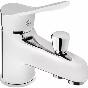 Bathtub faucet Deante BOJ 016L chrome finish single-handle for bath/shower