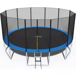 Trampoline Funfit 842 ar ārējo drošības tīklu 15,5 ft (465 cm)