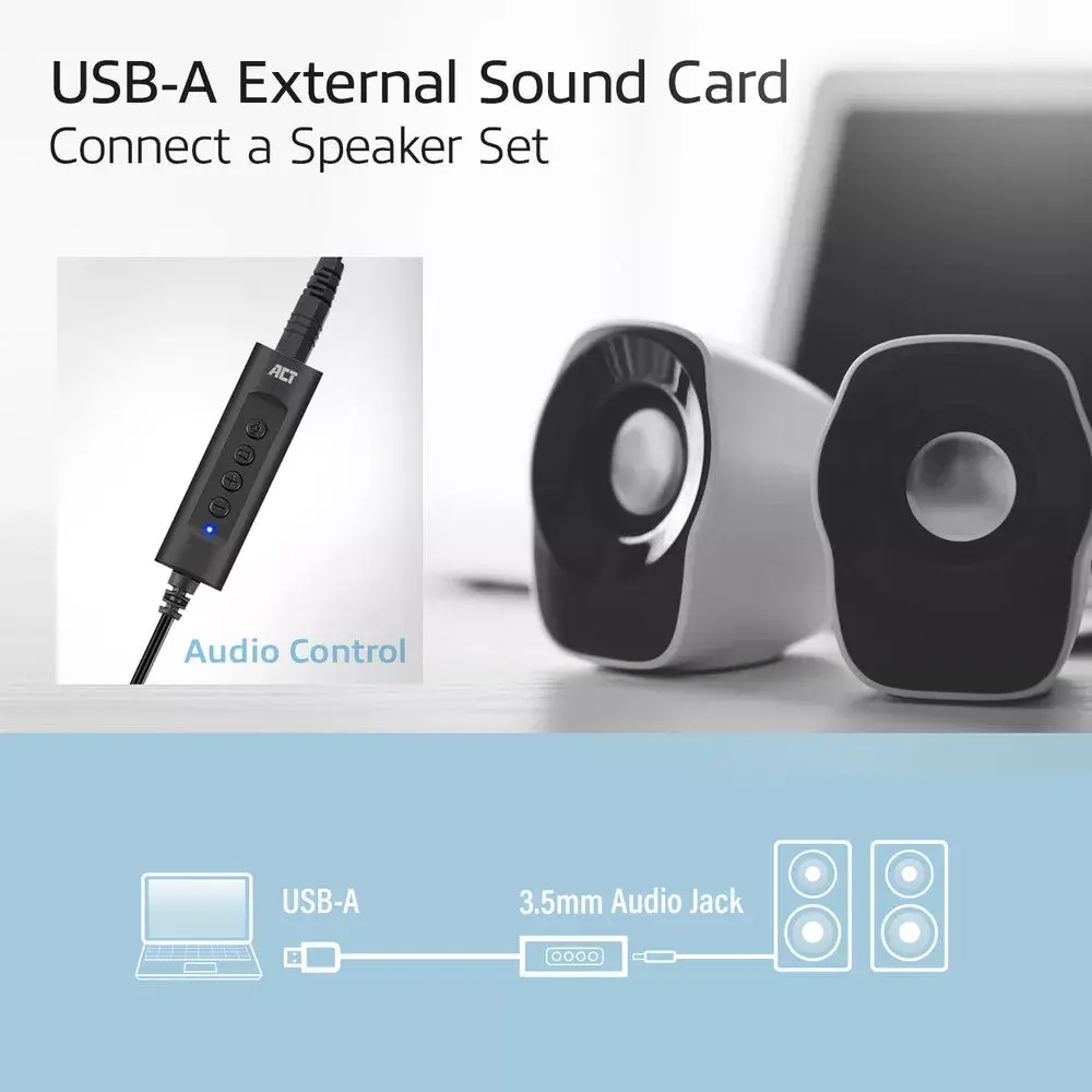 ACT AC9360 audio karte USB Photo 7