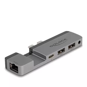 Dokstacija DeLOCK 87757 Thunderbolt 4 5K 100W PD 10Gbps LAN Audio
