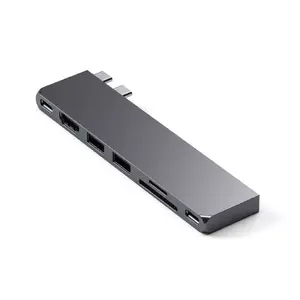 Dokstacija Satechi ST-HUCPHSM USB 3.2 Gen 2 Type-C Pelēks