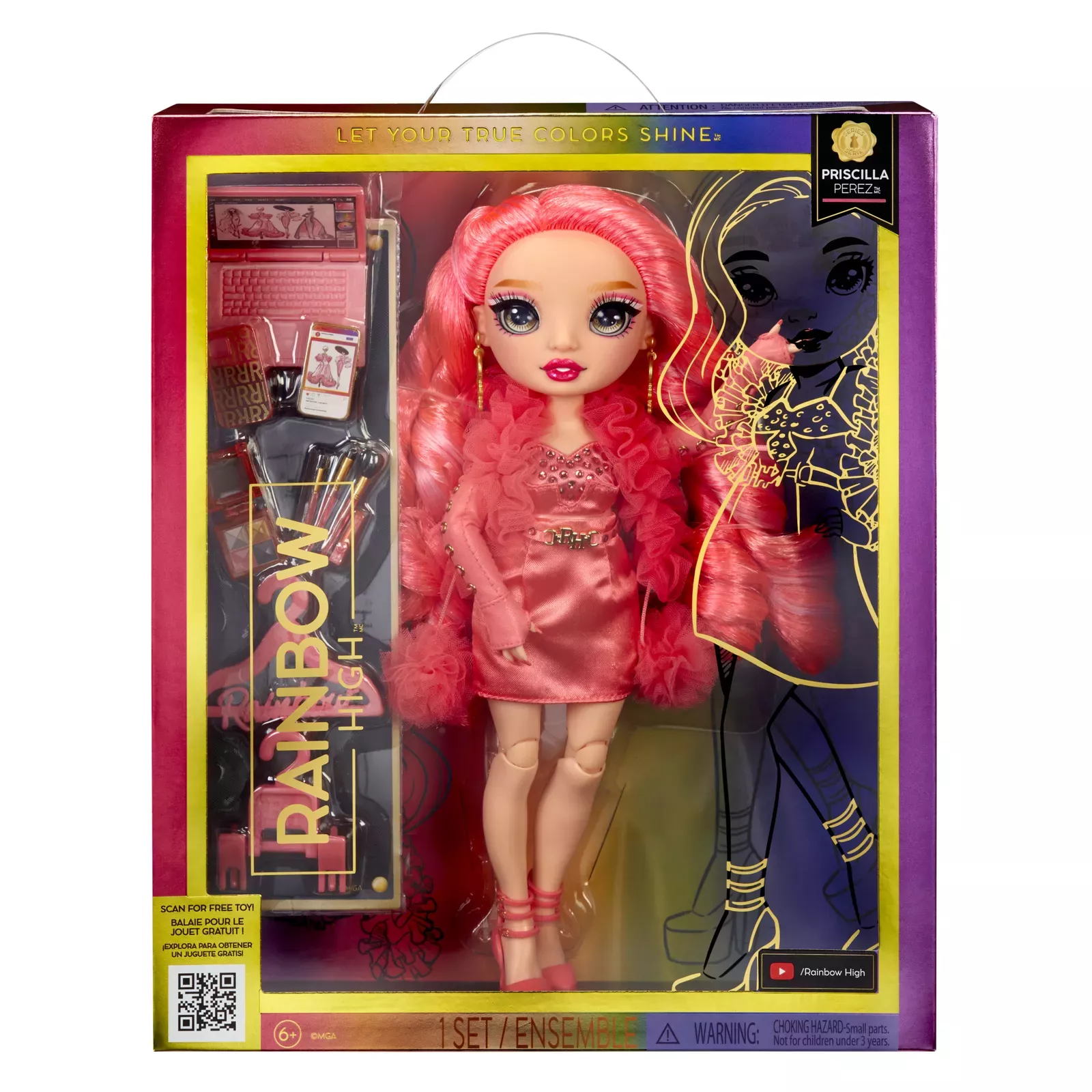 Soldes MGA Entertainment Rainbow High True Colors Fashion Doll