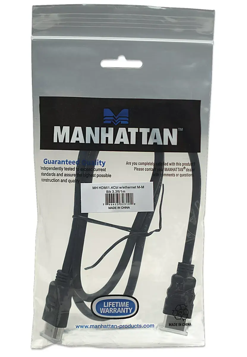 HDMI kabelis Manhattan HDMM1MHS Photo 4