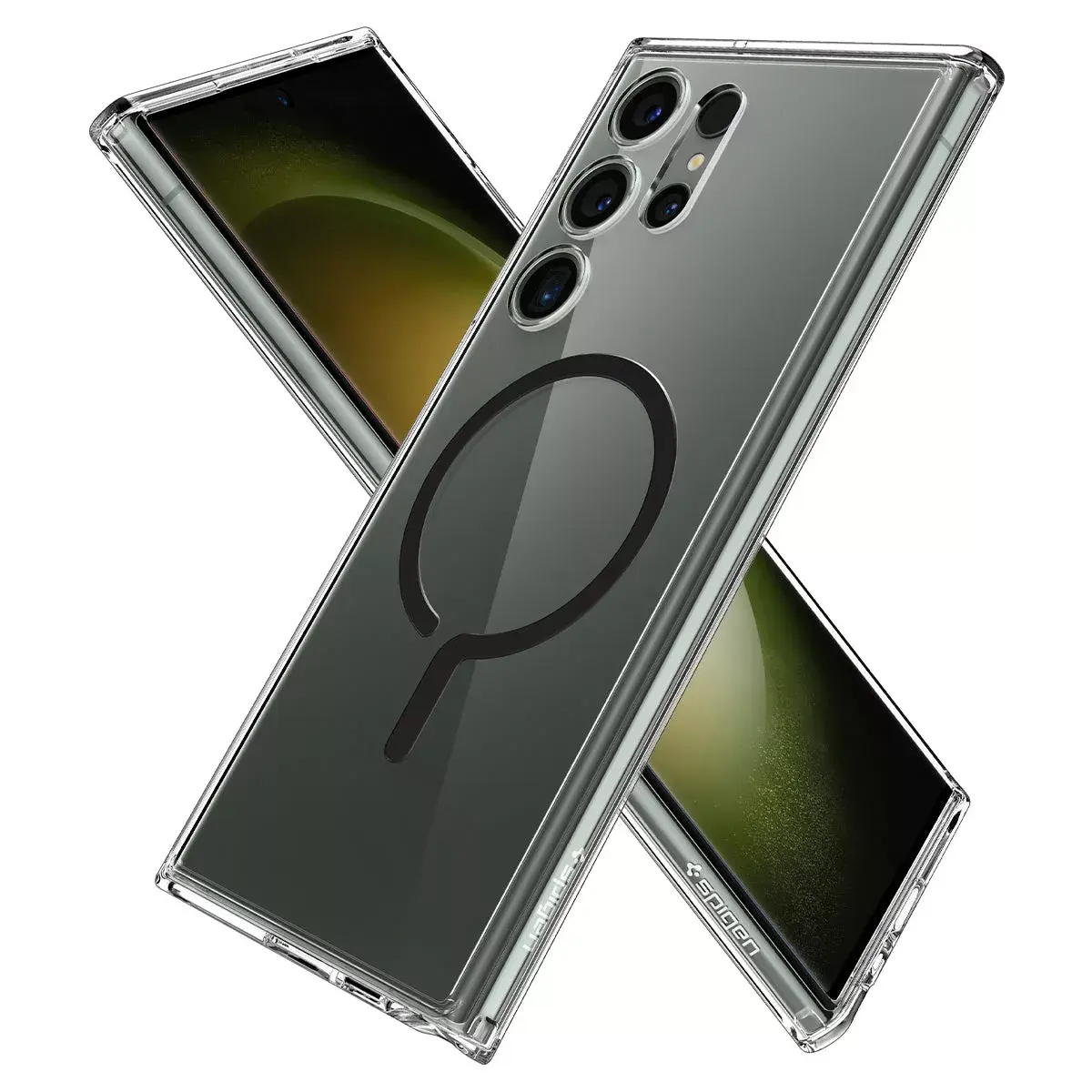Spigen Galaxy S23 Ultra чехол Ultra Hybrid OneTap Ring Photo 2