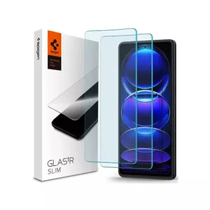 Spigen GLAS.tR Slim Caurspīdīgs ekrāna aizsargs POCO 2 pcs