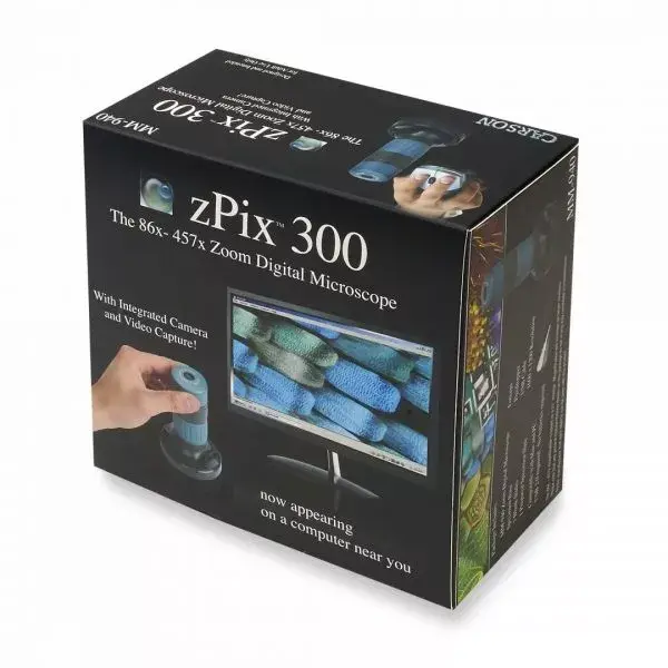 Carson zPix 300 цифровой микроскоп 86x–457x Photo 2