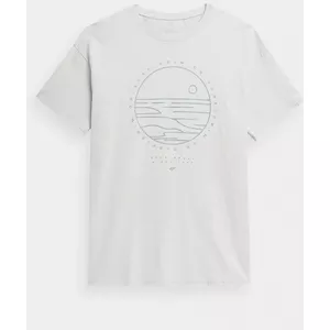 4f Tshirt Ciepły Jasny Szary r. S TTSHM365