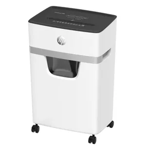 Paper shredder HP OneShred 10MC — micro-cut P-5, 10-sheet capacity, 2 x 15 mm, 20 L bin