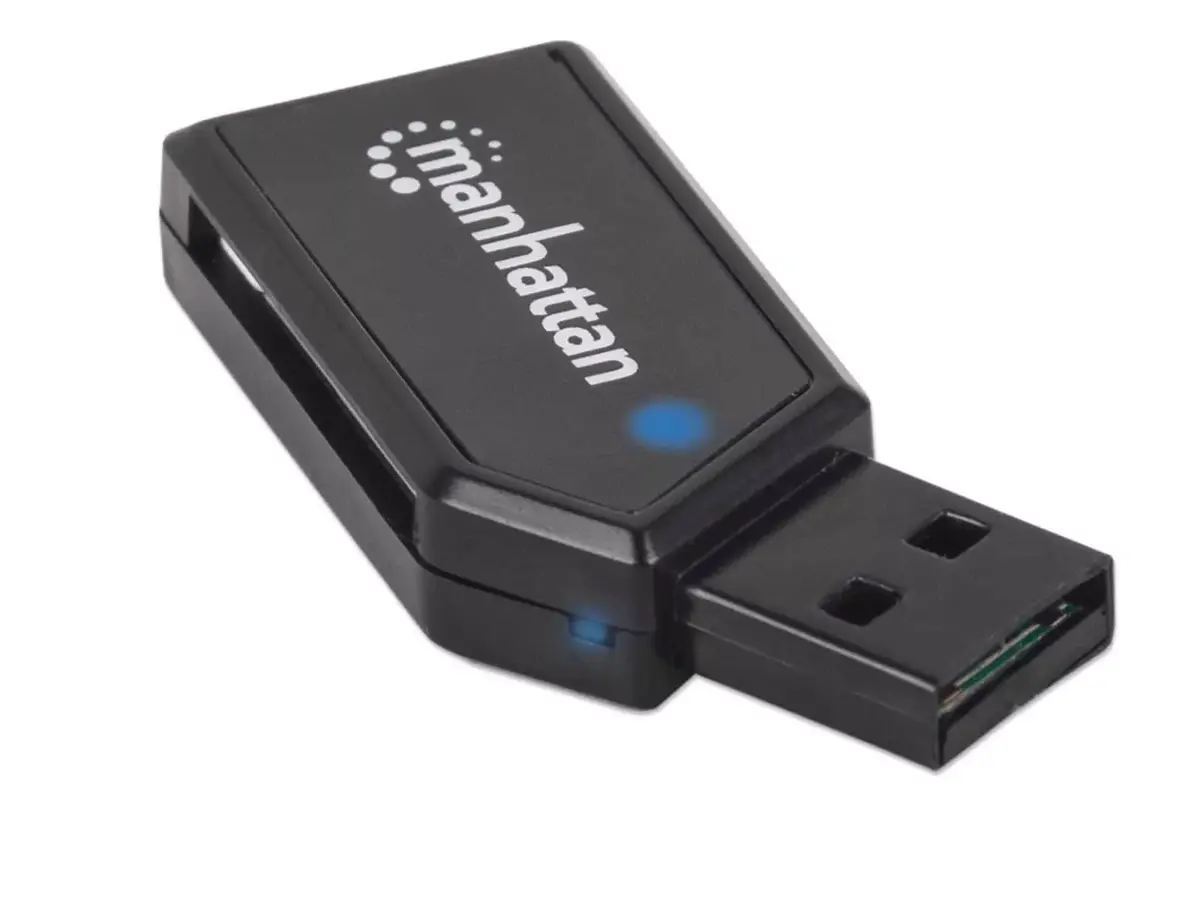 MANHATTAN USB-A Mini 24-in-1 Card Reader USB 2.0 Photo 2