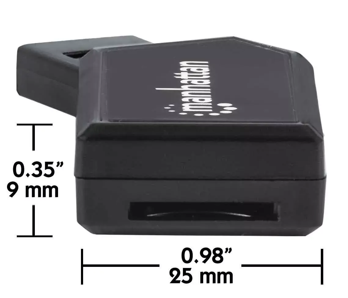 MANHATTAN USB-A Mini 24-in-1 Card Reader USB 2.0 Photo 4