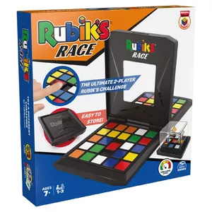 Galda spēle Rubik’s Race Refresh no Spinmaster — puzle spēle, ieteicamais vecums 7+