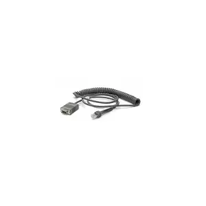 Серийный кабель Zebra CBA-RF2-C09ZAR черный 2.8 м RS232 DB9