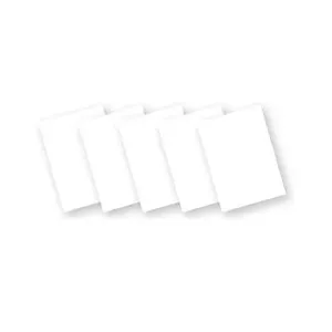 Screen protector film for Zebra VC80 handheld mobile computer, transparent, pack of 5