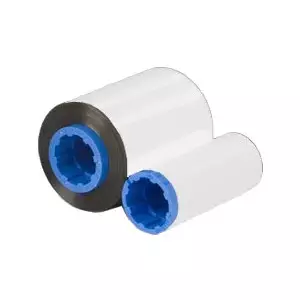 Printer ribbon Zebra 800015-109 for compatible Zebra P300/P310/P320/P330/P400/P420/P430/P500 — 1000 pages, white