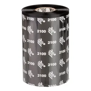 Termopārklājums Zebra 2100 Wax 450m Melns