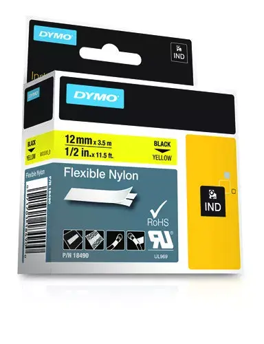 Etiķešu lente DYMO IND Flexible Nylon 18490 Photo 3