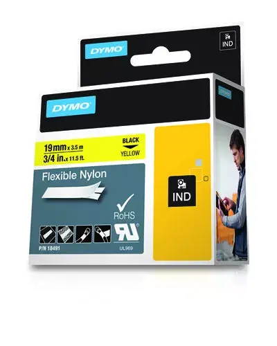 Etiķešu lente DYMO IND Flexible Nylon 18491 Photo 2