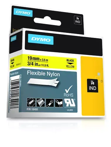 Etiķešu lente DYMO IND Flexible Nylon 18491 Photo 3