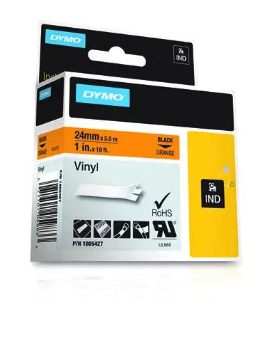 Dymo IND Vinyl Labels 2,4 cm x 5,5 m Photo 3