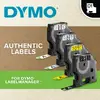 Виниловая лента DYMO D1 Durable 12мм x 3м Белая на черном Photo 5