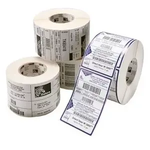 Die-cut label Zebra Z-Ultimate 3000T White Permanent Adhesive