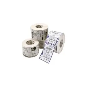 Label media Zebra Z-Ultimate 3000T White Permanent Adhesive — polyester 50.8×31.75 mm, core 1.9 cm, 10,620 labels