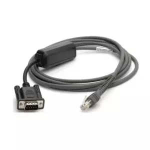 Серийный кабель Zebra CBA-R10-S07ZBR черный 2.13 м DB9 RJ-45