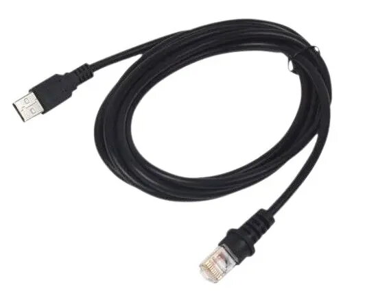 Datalogic 90A052187 USB kabelis melns ar