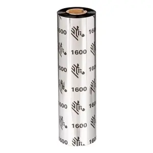 Thermal Ribbon Zebra 1600 Wax 450m Black