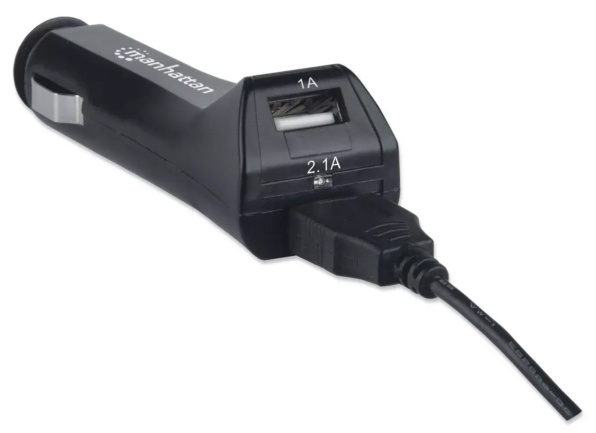 Авто зарядное MANHATTAN 2x USB-A 5В (2.1А+1А) Photo 8