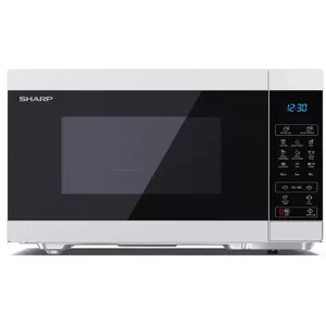 Sharp YC-MG81E-W microwave Countertop Grill microwave 28 L 900 W Black, White