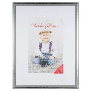 Photo frame Victoria Collection Seoul 60x80 silver acrylic — 60×80 cm display frame