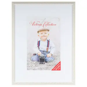 Photo frame Victoria Collection 60x80 cm white acrylic model 21409