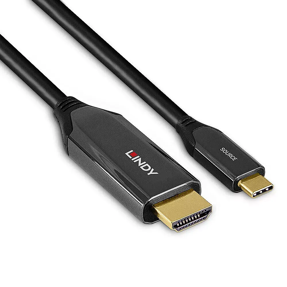 Lindy 3м USB Type C на HDMI 8K60 адаптер кабель Photo 3