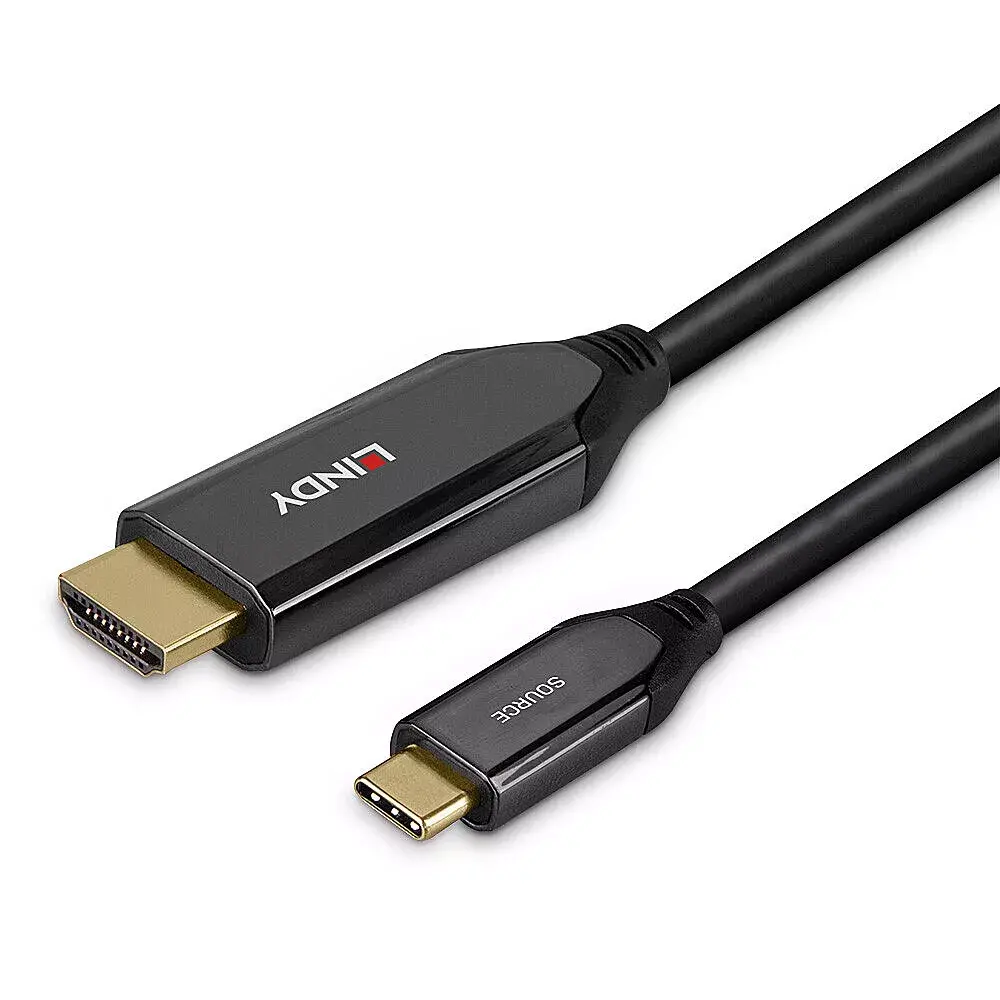 USB Type C uz HDMI adaptera kabelis Lindy 2m Photo 5