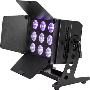 LED par light EUROLITE CLS-9 QCL RGB/WW 9x7W — compact stage wash with 9 x 7W RGB/WW LEDs