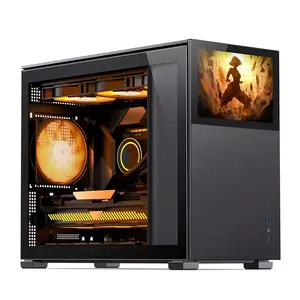 PC Case Jonsbo D31 STD Midi Tower Black — Steel, Tempered Glass, Supports DTX/ITX/Micro-ATX, GPU up to 400 mm, CPU Cooler Height 168 mm